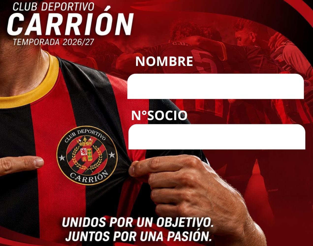 Diseño del carnet de socio